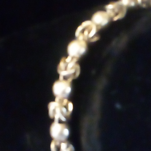 Tiffany & Co 6" choker 8.5" overall bead & link sterling necklace tarnished - Picture 7 of 9